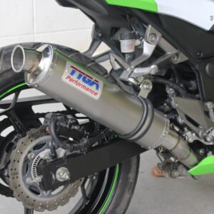 Set, Pipe, Full Race System, Ninja 250R, Round Stainless Silencer