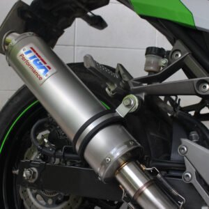 Set, Pipe, Full Race System, Ninja 250R, Round Stainless Silencer