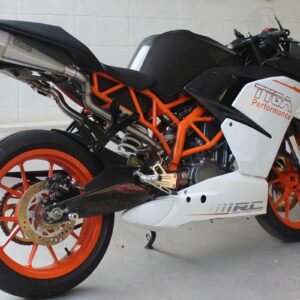 Set, Pipe, Full Race System, Serpent, KTM RC390, 2014-2021 Stainless Moto Maggot