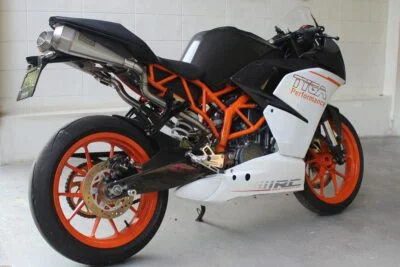 Set, Pipe, Full Race System, Serpent, KTM RC390, 2014-2021 Stainless Moto Maggot