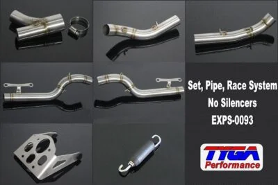 Set, Pipe, Race System, KTM RC390, No Silencers