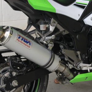 Set, Pipe, Full Race System, Ninja 300R, Round Aluminium Silencer