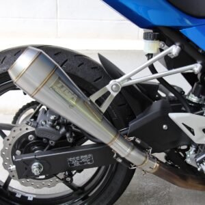 Set, Slip-On, Stainless Moto Maggot, 43 mm, Ninja 400