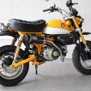 Set, Pipe, Full Race System, High Level, Monkey 125, Carbon Oval/Carbon End Cap