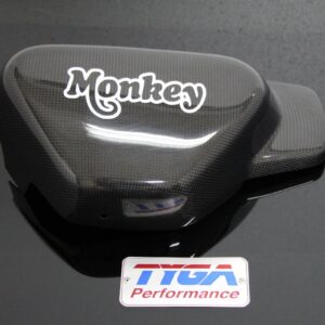 Special Set, Pipe, Full System, Underbelly, Monkey 125, Stainless Oval/Carbon End Cap, Short, with C