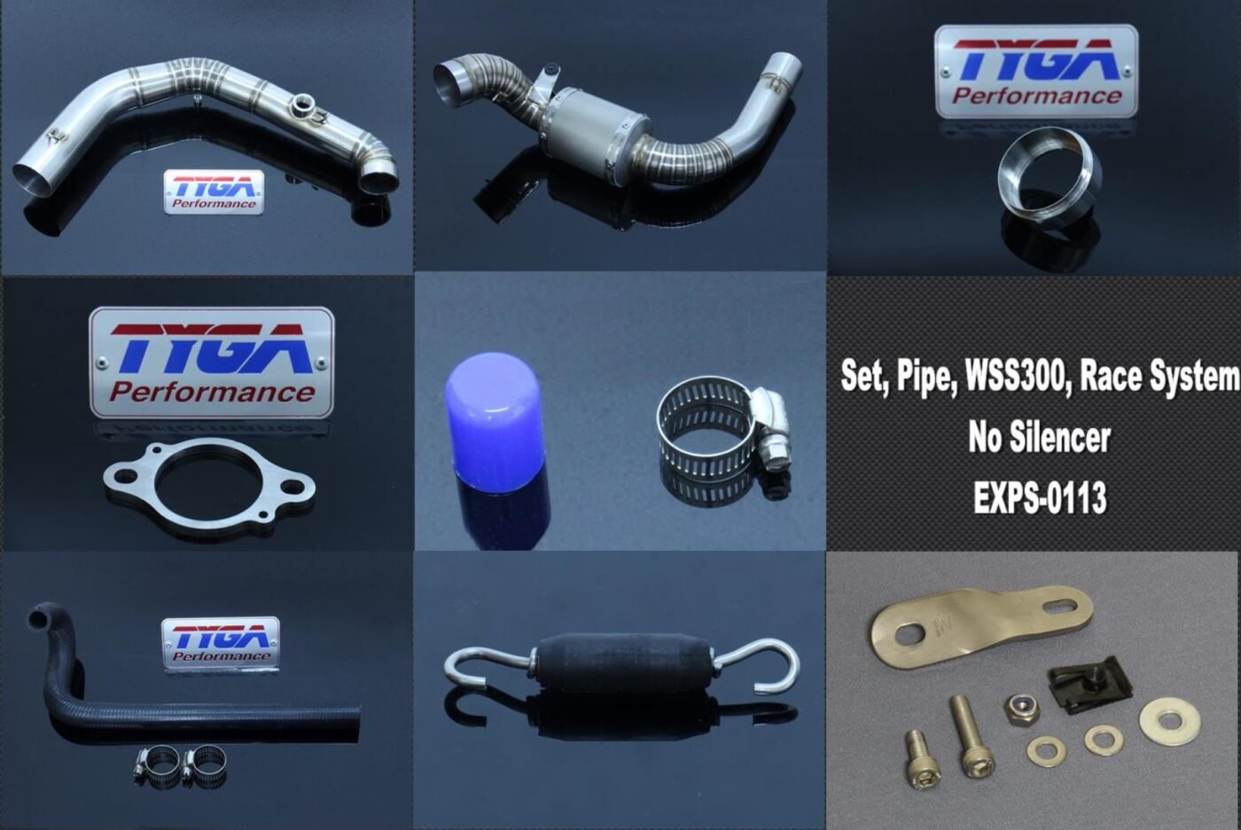 Set, Pipe,  Race System, WSS300, No Silencer, KTM RC390