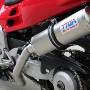 Set, Pipe, L.H Exit, Full Race System, RC36-2, Oval Stainless Silencer