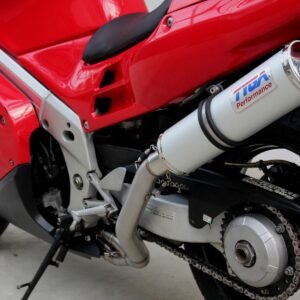 Set, Pipe, L.H Exit, Full Race System, RC36-2, Round Aluminium Silencer
