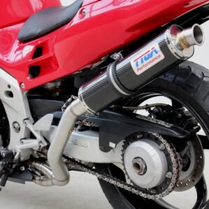 Set, Pipe, L.H Exit, Full Race System, RC36-2, Round Carbon Silencer