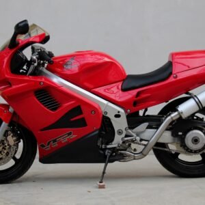 Set, Pipe, L.H Exit, Full Race System, RC36-2, Round Aluminium/Carbon End Cap Silencer