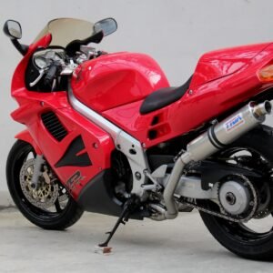 Set, Pipe, L.H Exit, Full Race System, RC36-2, Round Stainless Silencer