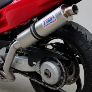 Set, Pipe, L.H Exit, Full Race System, RC36-2, Round Stainless Silencer