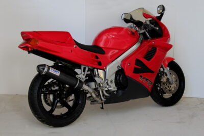 Set, Pipe, R.H Exit, Full Race System, RC36-2, Round Carbon/Carbon End Cap Silencer