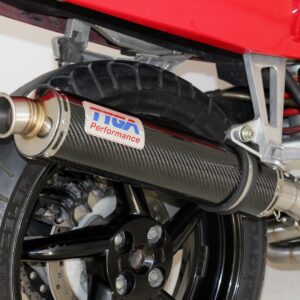 Set, Pipe, R.H Exit, Full Race System, RC36-2, Round Carbon Silencer