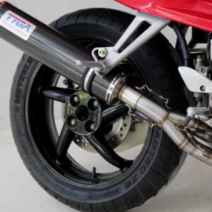 Set, Pipe, R.H Exit, Full Race System, RC36-2, Round Carbon Silencer
