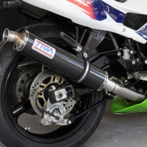 Set, Pipe, Stainless, Full Race System, Round Carbon Silencer, ZXR400L
