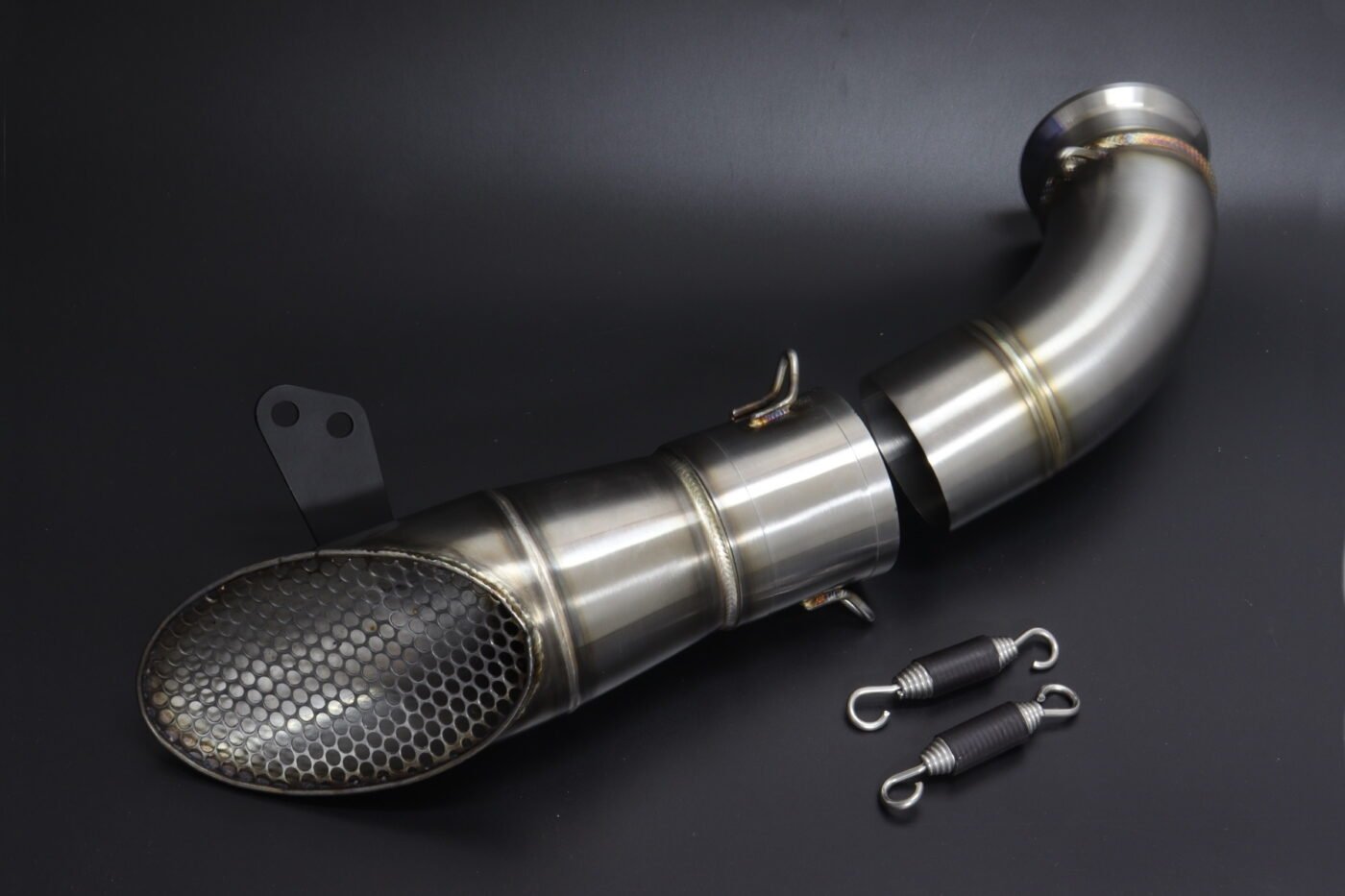Set, Pipe, Slip On, Mesh, Slash Cut, KTM 390 Duke
