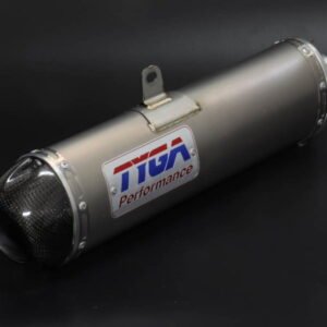 Set, Pipe, Slip On, Stainless, Oval/Carbon End Cap, KTM 390 Duke