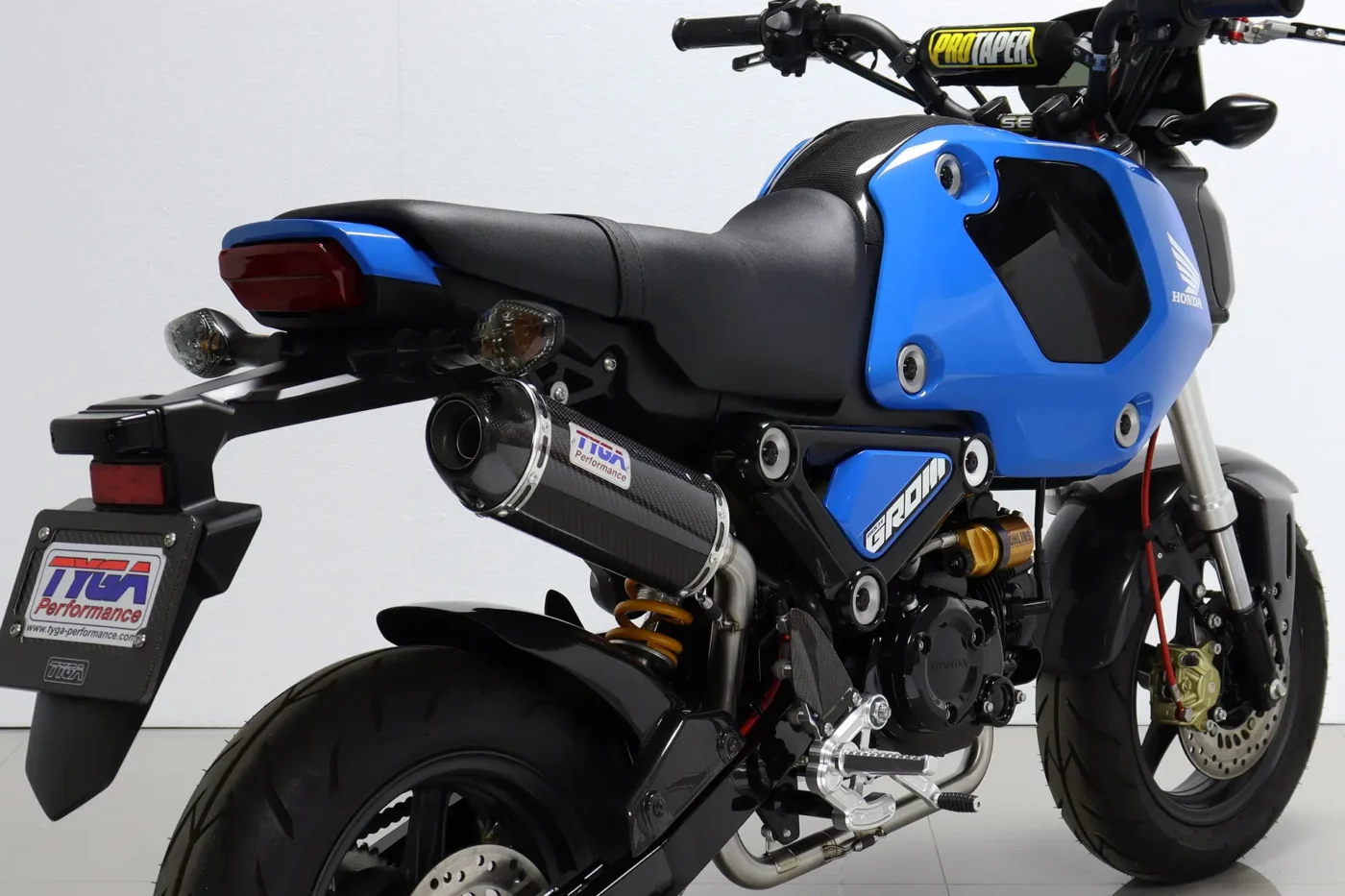 Set, Pipe, Full Race System, High Level, GROM 2021-, Carbon Oval/Carbon End Cap