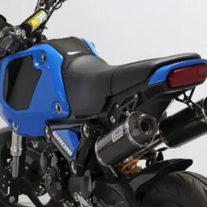 Set, Pipe, Twin Exit System, High Level, GROM 2021-, Carbon Oval/Carbon End Cap