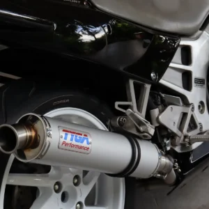 Set, Pipe, R.H Exit, Full Race System, RC36-1, Round Aluminium Silencer