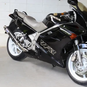 Set, Pipe, R.H Exit, Full Race System, RC36-1 Round Carbon Silencer