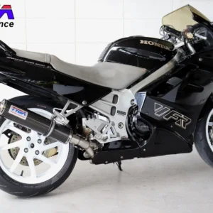 Set, Pipe, R.H Exit, Full Race System, RC36-1 Round Carbon Silencer
