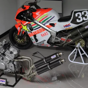 Set, Pipe, Twin Stack System, NC30/35 (Hi Level), Carbon Silencers