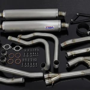 Set, Pipe, Twin Stack System, NC30/35 (Hi Level), Stainless Silencers