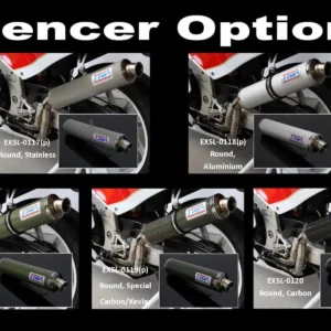 Set, Pipe, Full Race System, HRC Style, RC36-2 (No Silencer)