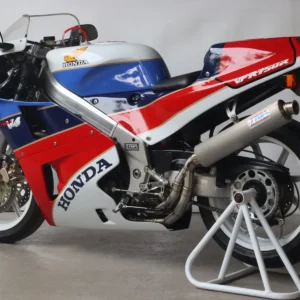 Set, Pipe, Full Race System, HRC Style, RC36-2, Round Stainless Silencer