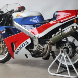 Set, Pipe, Full Race System, HRC Style, RC36-2, Round Carbon/Kevlar Silencer