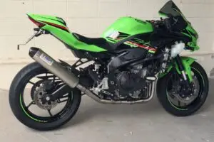 Set, Pipe, Stainless, Full Race System, Round Stainless/Carbon End Cap Silencer, Ninja ZX-4R(R)