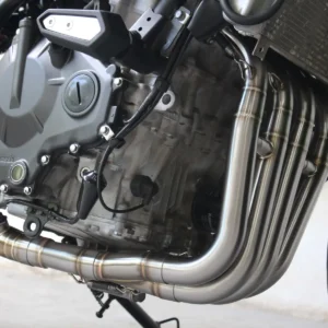 Set, Pipe, Stainless, Full Race System, Round Stainless/Carbon End Cap Silencer, Ninja ZX-4R(R)