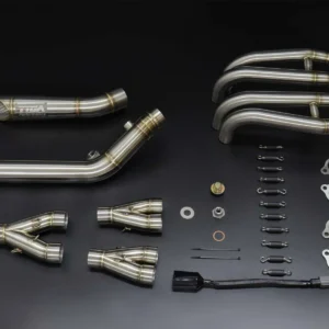 Set, Pipe, Stainless,Full Race System, Mesh Slip On, Slash Cut, Ninja ZX-4R(R)