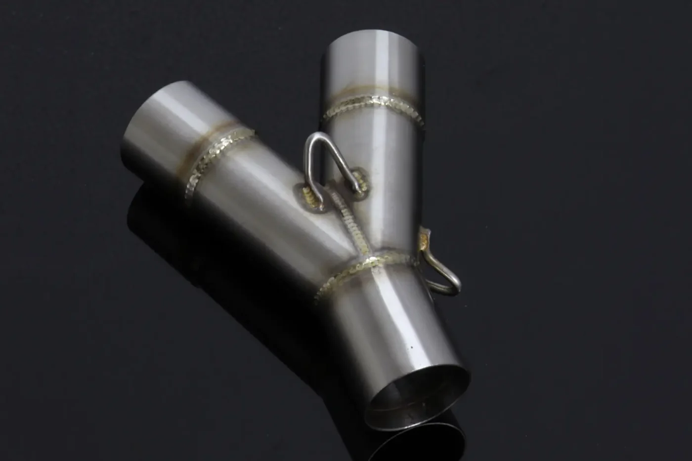 Section, Collector, Stainless, Twin Exit, High Level, GROM
