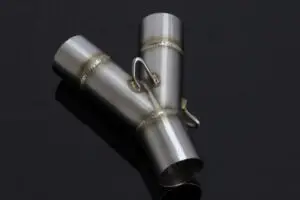 Section, Collector, Stainless, Twin Exit, High Level, GROM