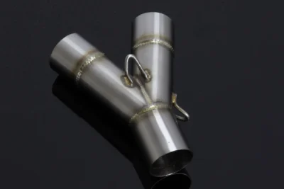 Section, Collector, Stainless, Twin Exit, High Level, GROM