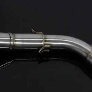 Section, Final, Stainless, Twin Exit, Left, High Level, GROM