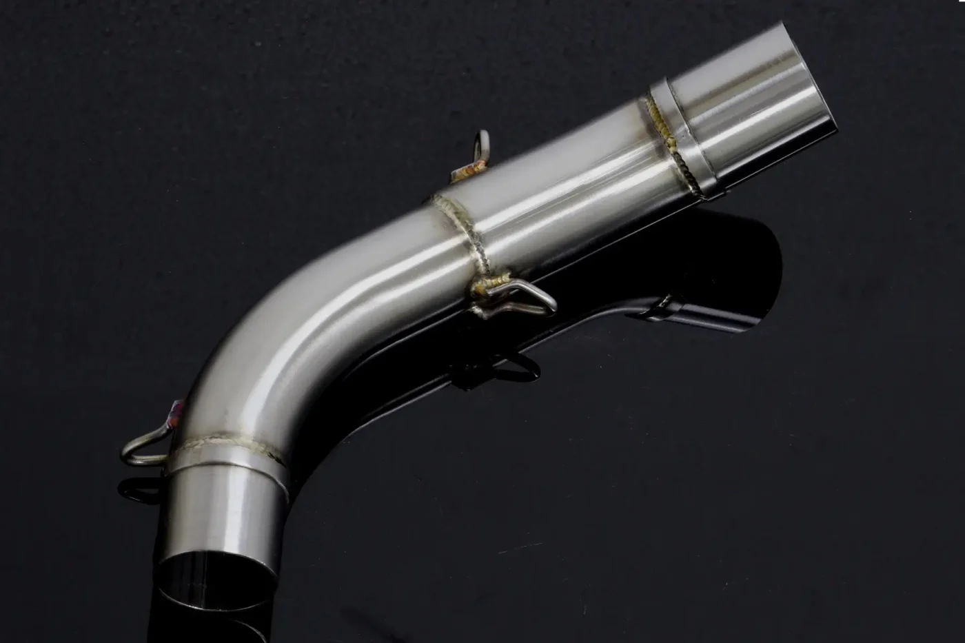 Section, Final, Stainless, Twin Exit, Right, High Level, GROM