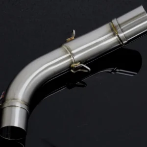 Section, Final, Stainless, Twin Exit, Right, High Level, GROM