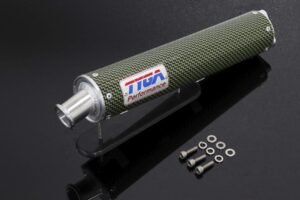Silencer, Carbon/Kevlar, Two Stroke, Assy.