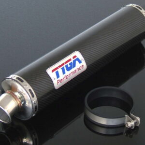 Silencer, Carbon, Round, Slip On, CBR250RR MC22, Assy.
