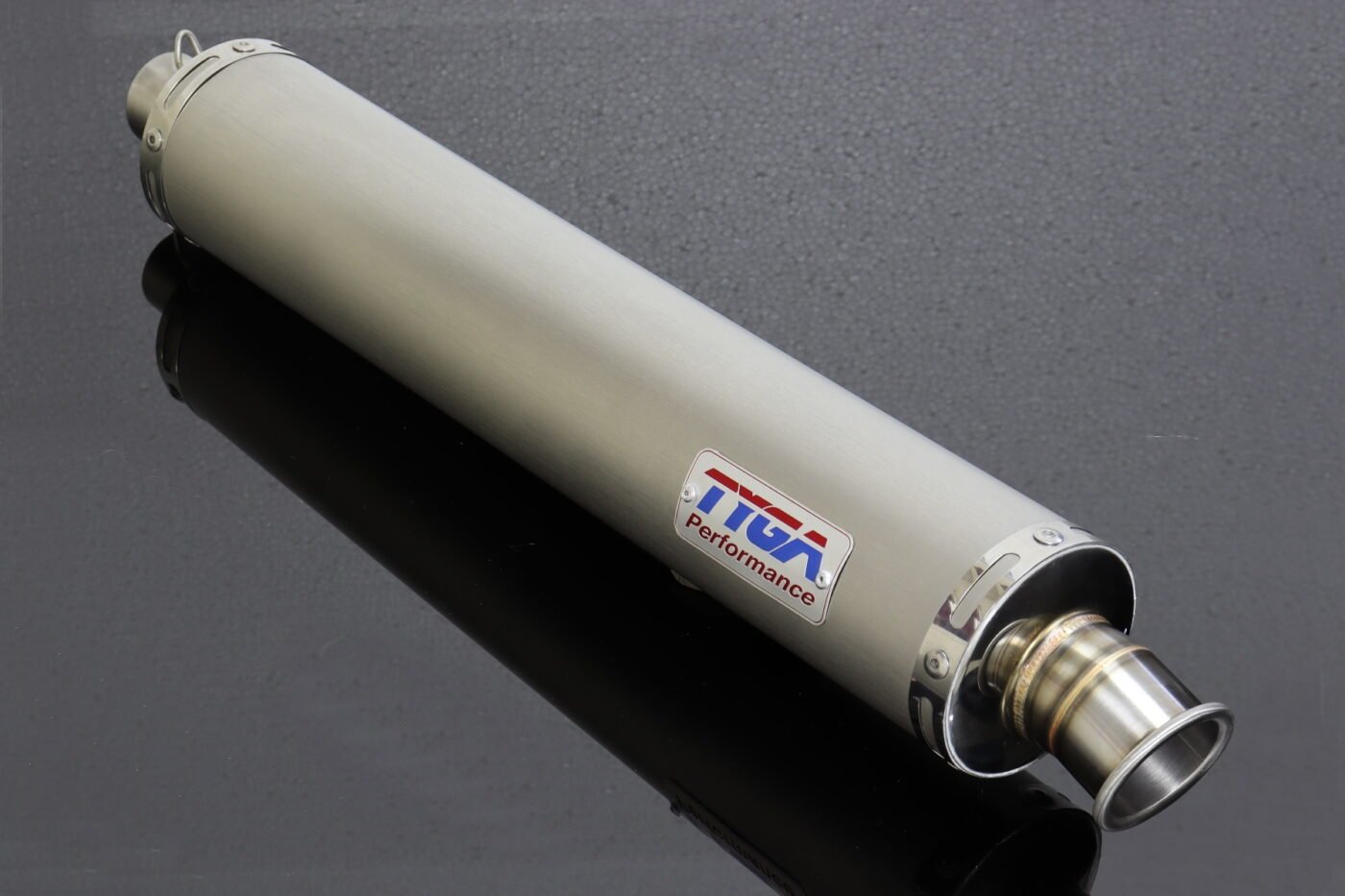 Silencer, Stainless, Round, Twin Stack, No Fittings