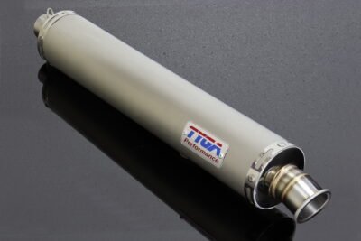 Silencer, Stainless, Round, Twin Stack, No Fittings