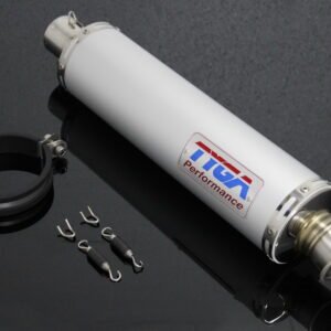Silencer, Aluminium, Round, 2 inch x 380 mm., Assy.