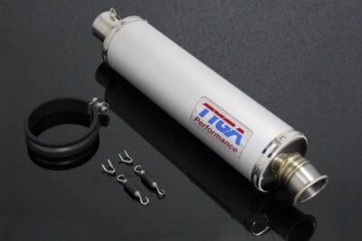 Silencer, Aluminium, Round, 2 inch x 380 mm., Assy.