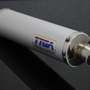 Silencer, Aluminium, Round, 2 inch x 380 mm., Assy.