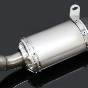 Replacement Silencer, Slip-On, Stainless, Oval/Carbon End Cap, Yamaha R25/R3 (Used)