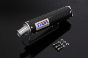 Silencer, Shorty, Carbon, Two Stroke, Assy.